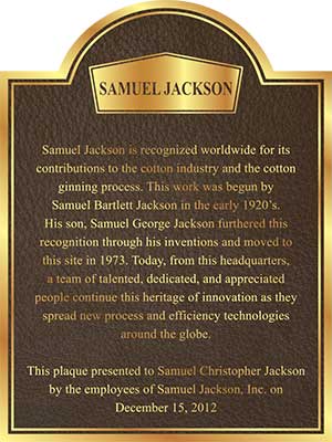 bronze metal plaques